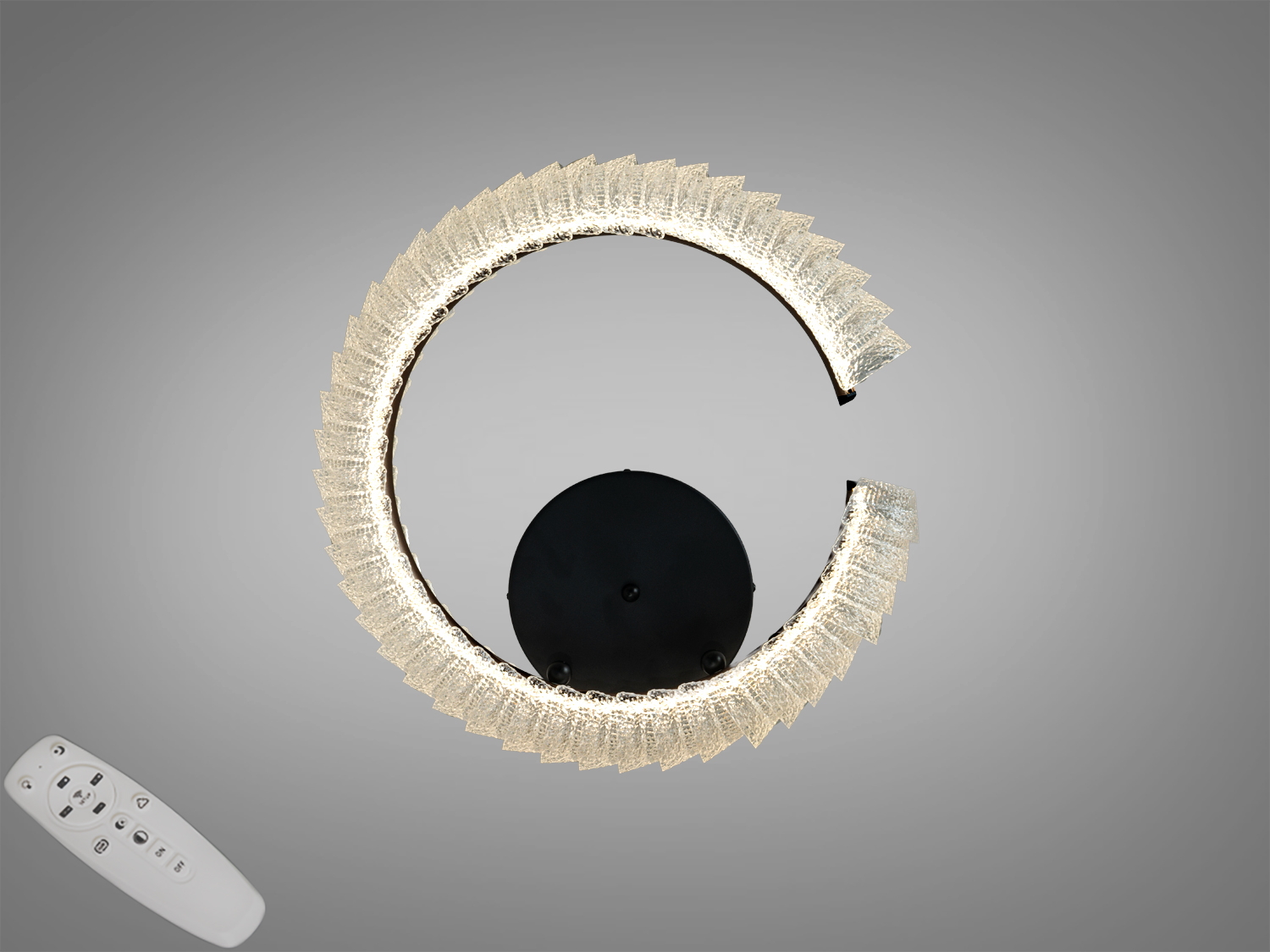 Стельова LED-люстра 2509-500, шампань