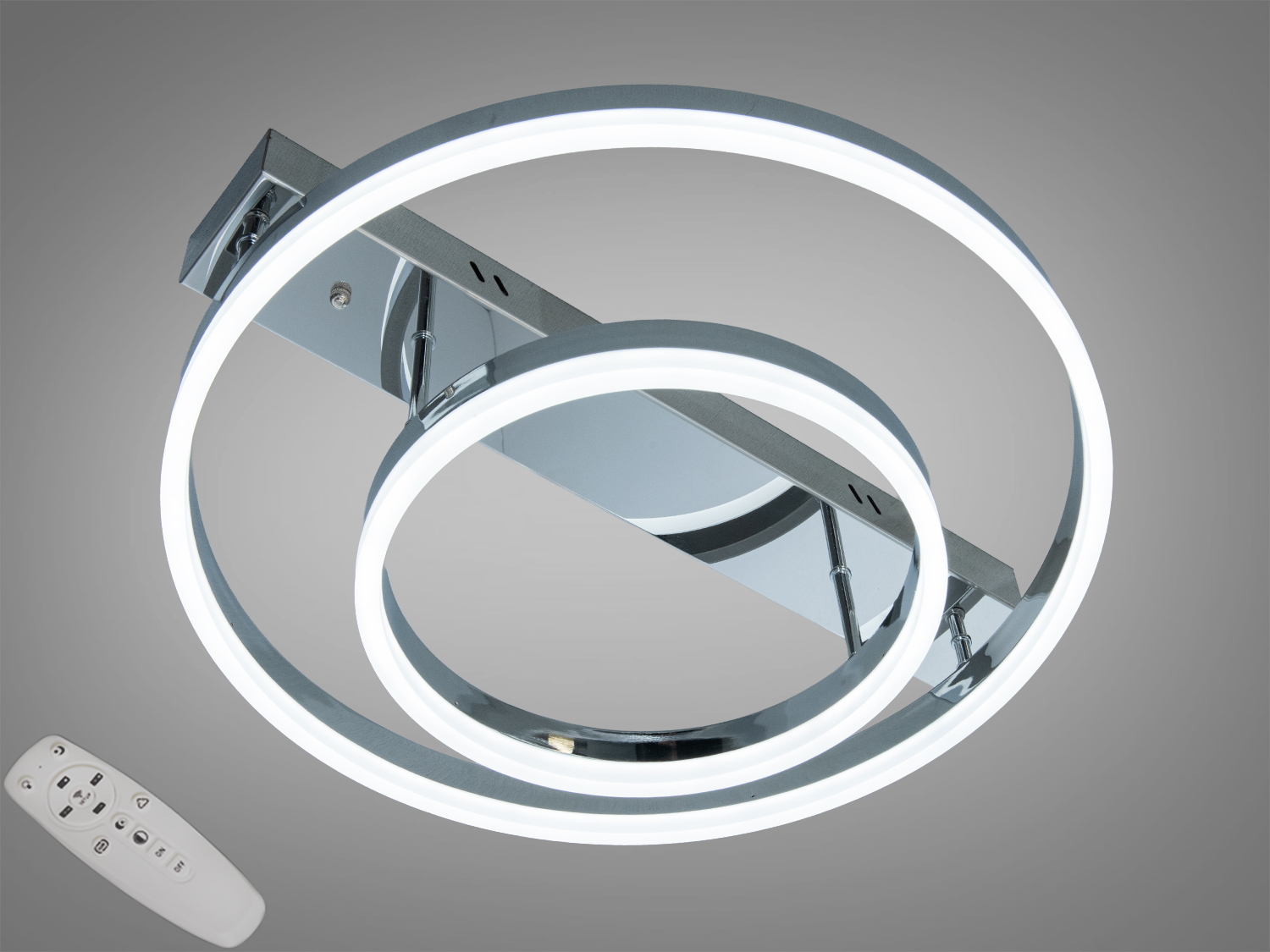 Стельова люстра LED 2537HRDIM, хром