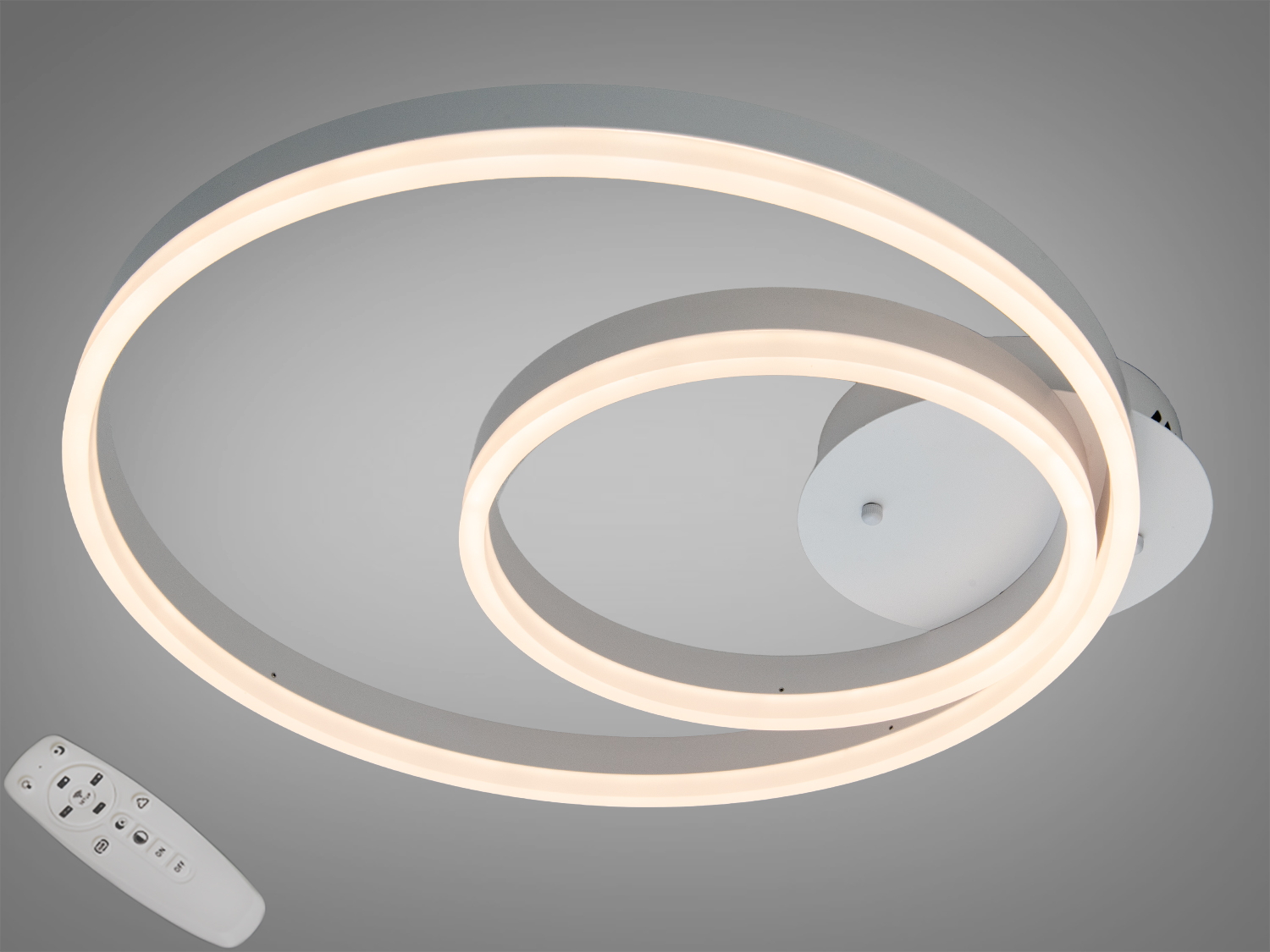 Стельова люстра LED 2538WHDIM, біла