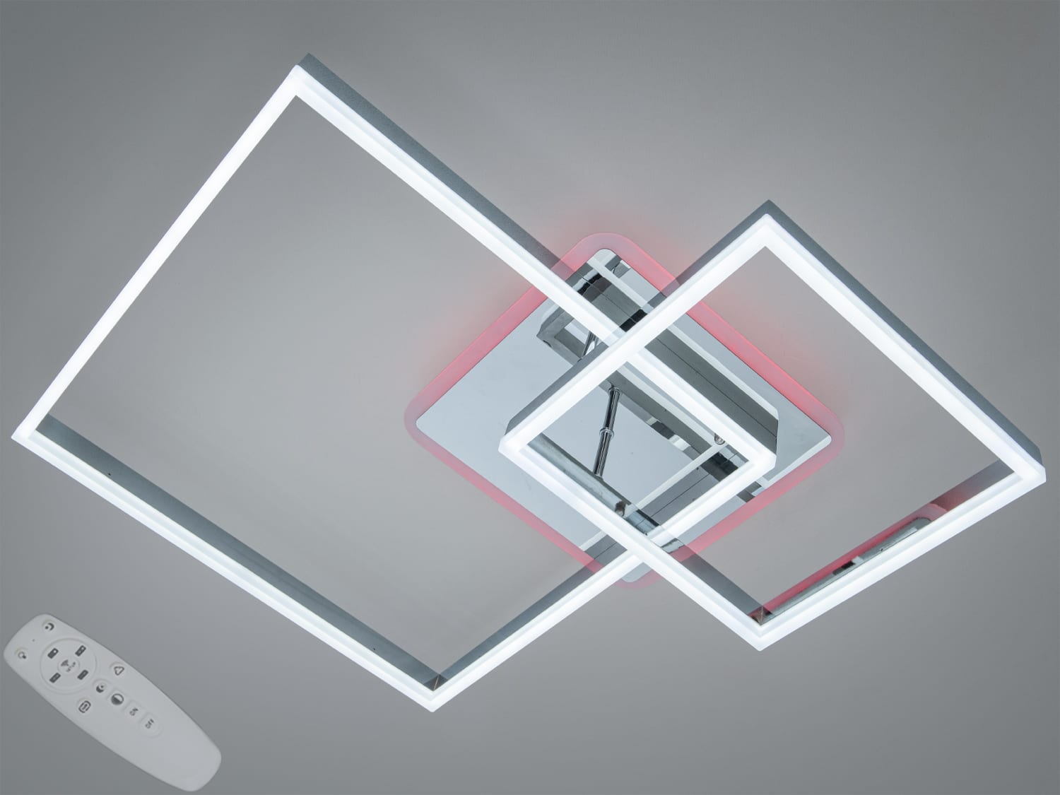 Стельова LED люстра 2549HRLED3COLDIM, хром
