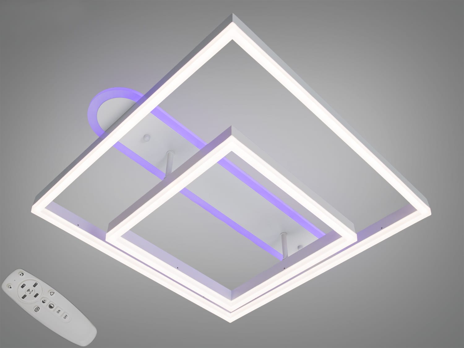 Стельова LED люстра 2551WHLED3COLDIM, біла