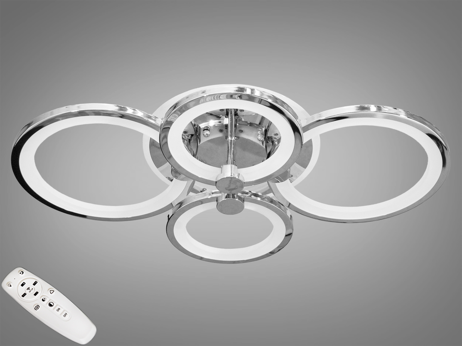 Люстра підвісна 8022-4HRLEDDIMMER3COL, хром