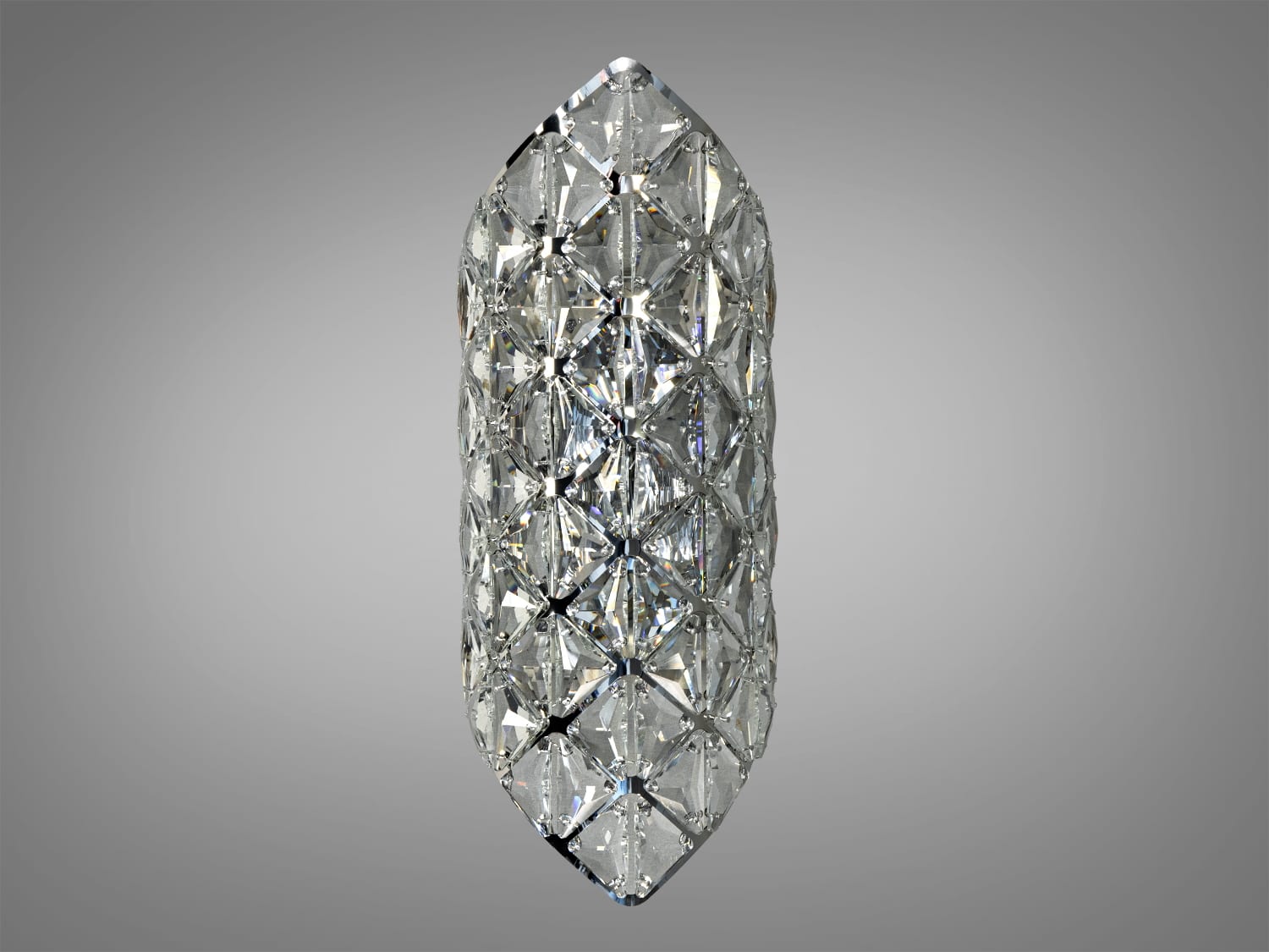 Кришталеве бра 9130B420CH, хром