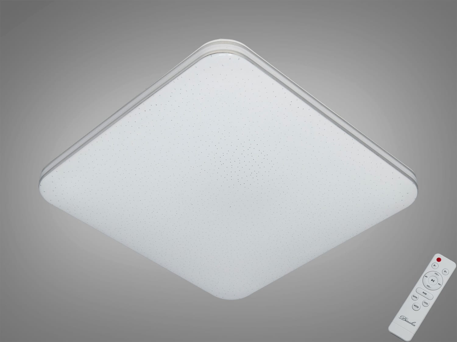 Квадратна LED люстра DB-8501A-400x400RGB, біла
