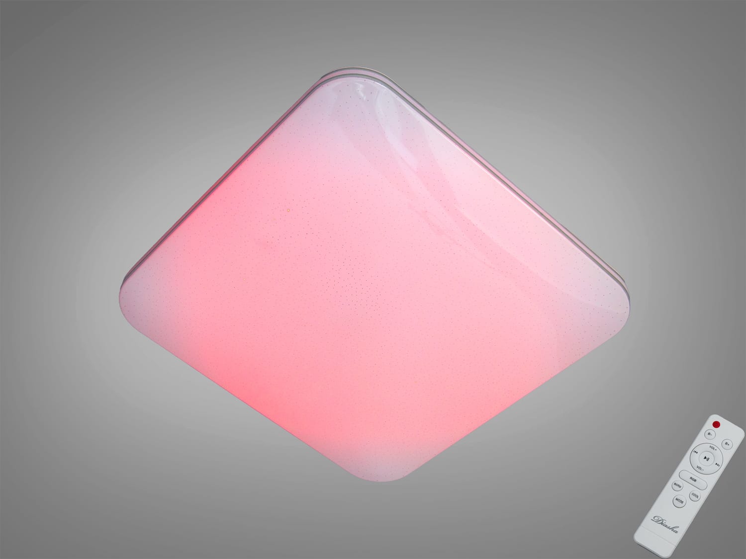 Квадратна LED люстра DB-8501A-500x500RGB, біла