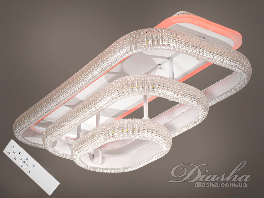 Стельова LED люстра MX66004-3WHLED3COLDIM, біла