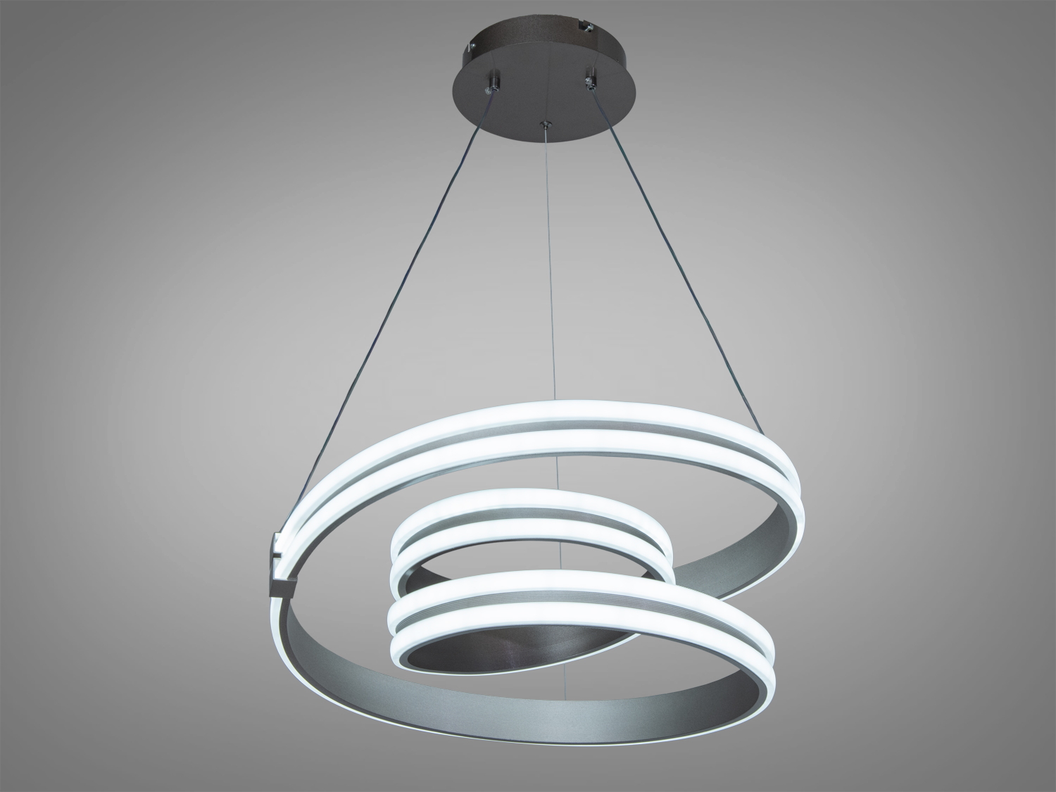 Підвісна LED люстра MX78093-1CF, коричнева
