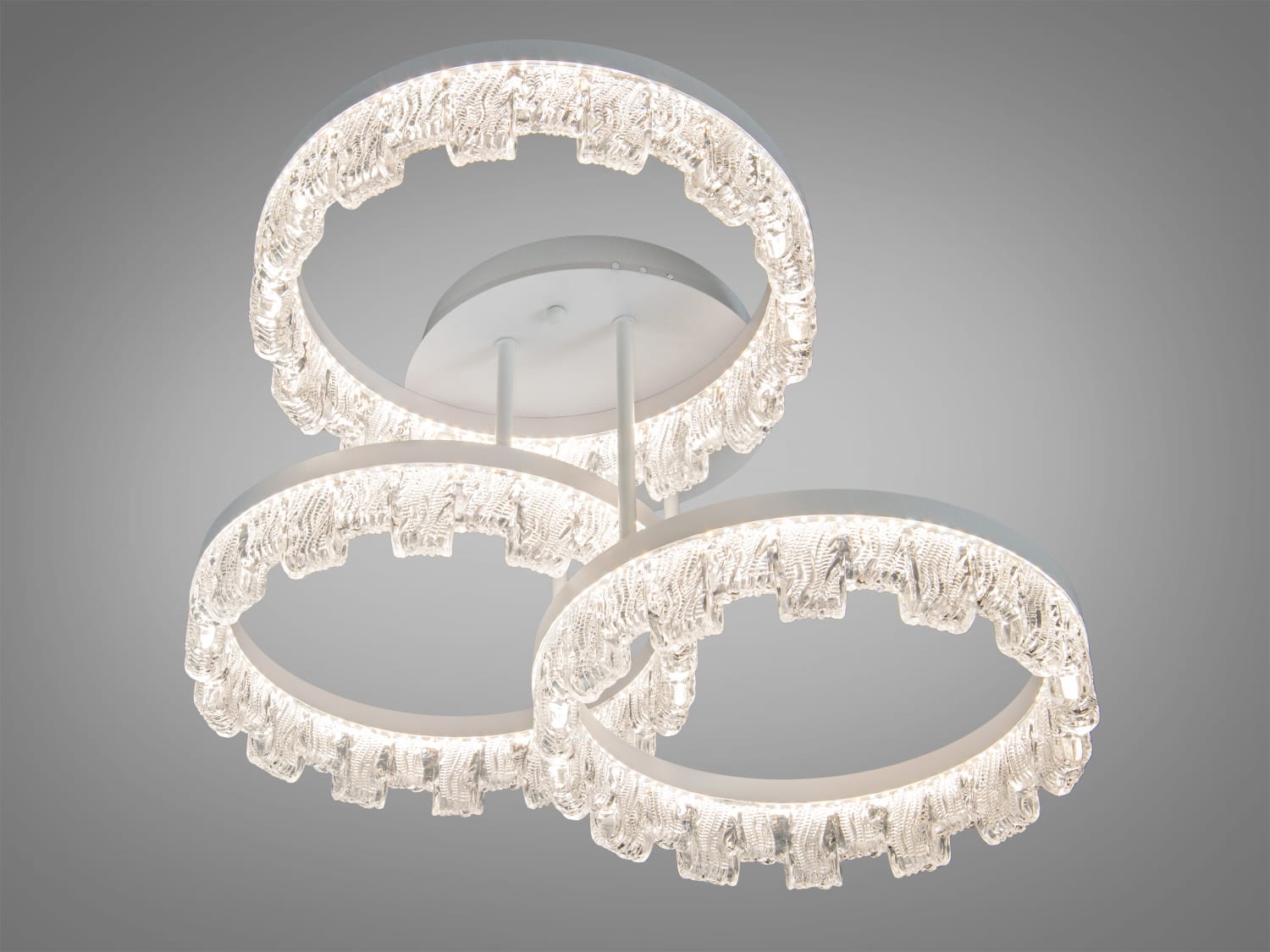 Стельова LED люстра MX78204-3WH, біла