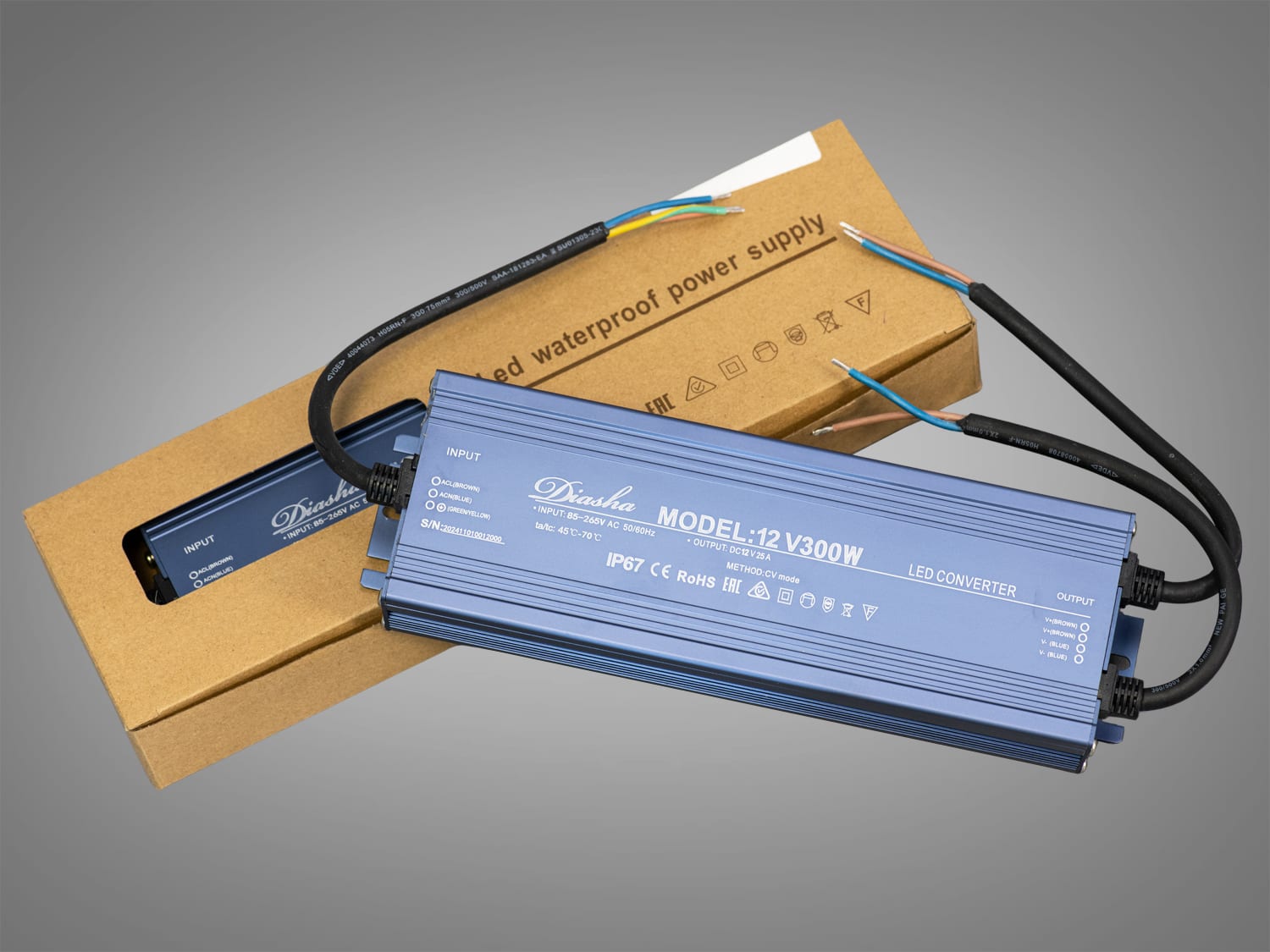 Блок живлення NP-12V-300W-IP67, 300 Вт