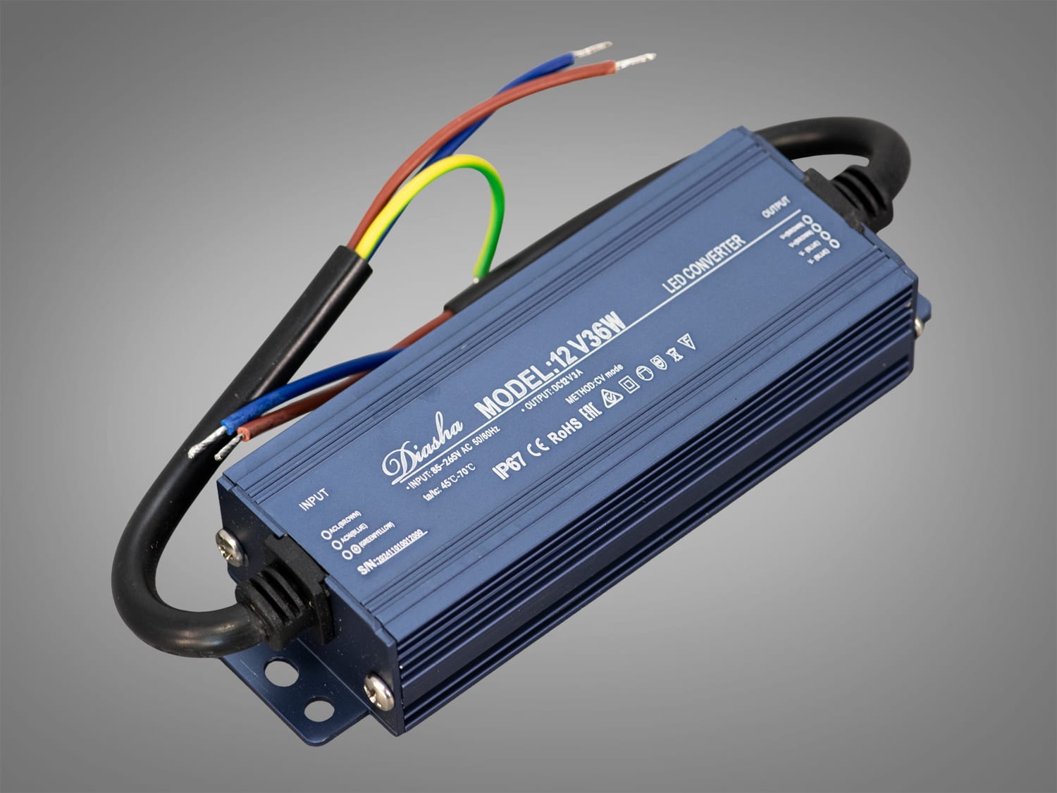Блок живлення NP-12V-36W-IP67, 36 Вт
