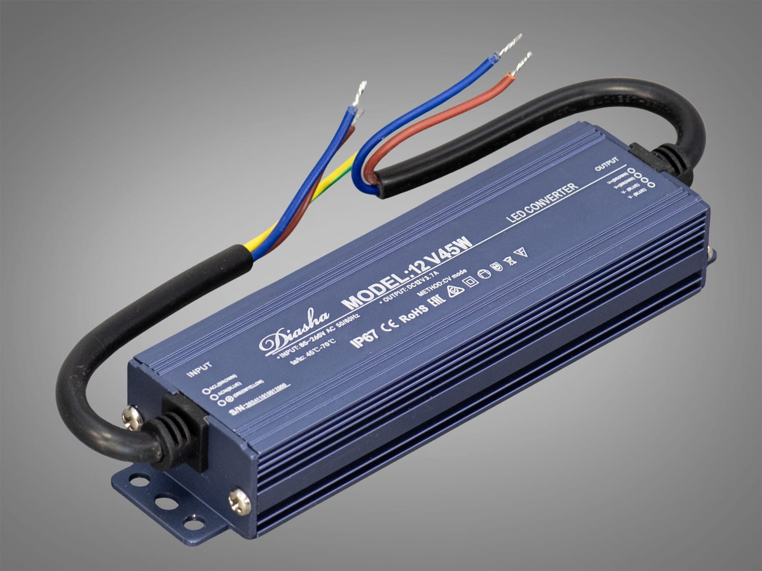 Блок живлення NP-12V-45W-IP67, 45 Вт