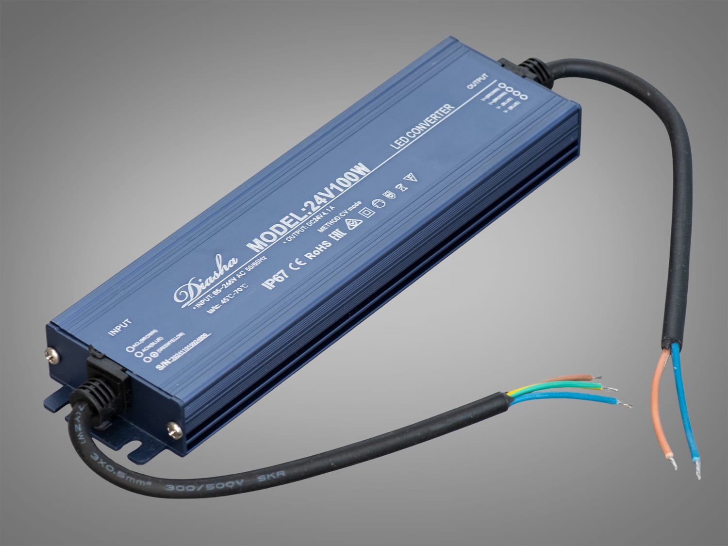Блок живлення NP-24V-100W-IP67, 24 В