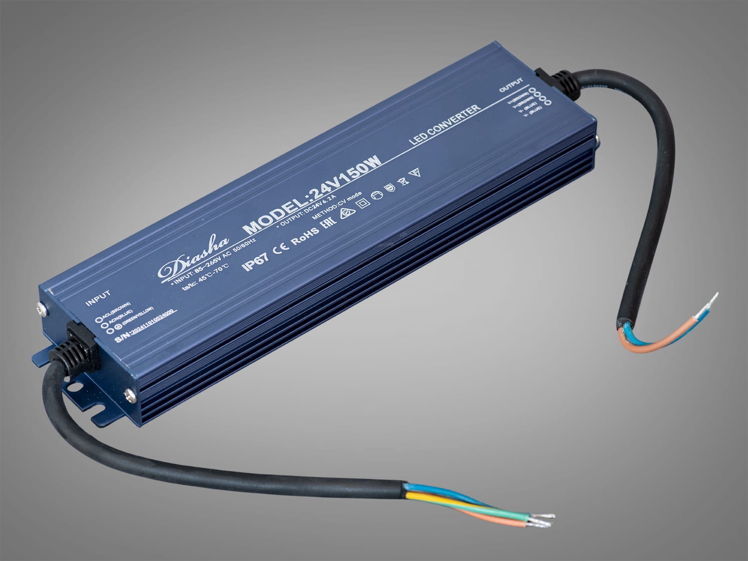 Блок живлення NP-24V-150W-IP67, 24 В