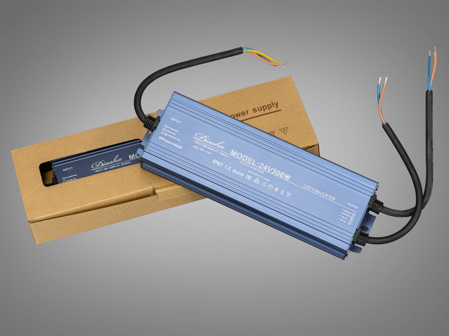 Блок живлення NP-24V-300W-IP67, 24 В