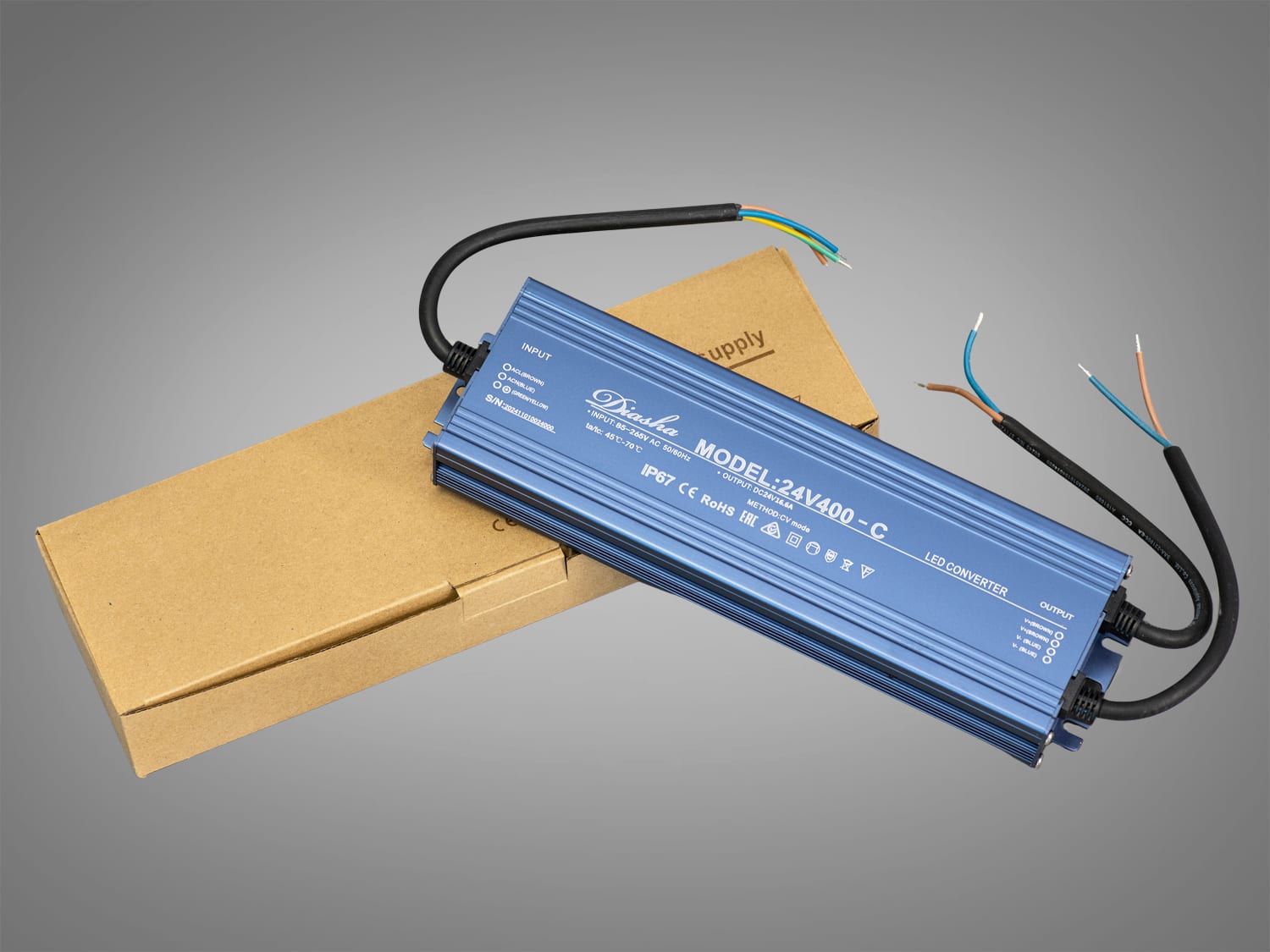 Блок живлення NP-24V-400W-IP67, 24 В