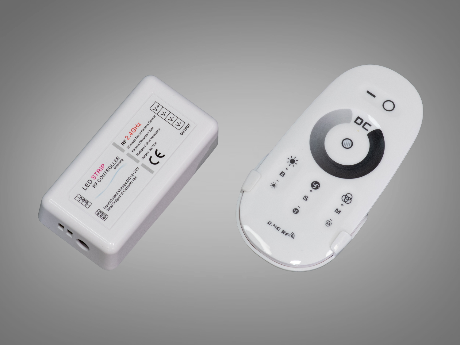 Диммер для LED-стрічки PC-H14-DIM-RF2.4G-18A, чорний