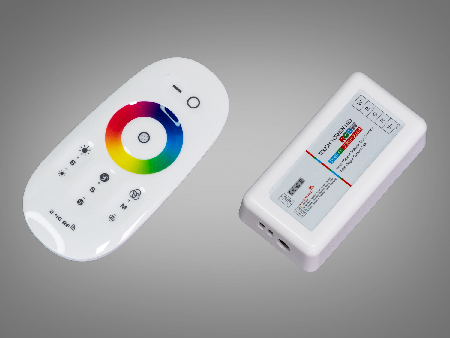 Контролер для RGBW-стрічки PC-H17-RGBW-RF24G-18A, чорний