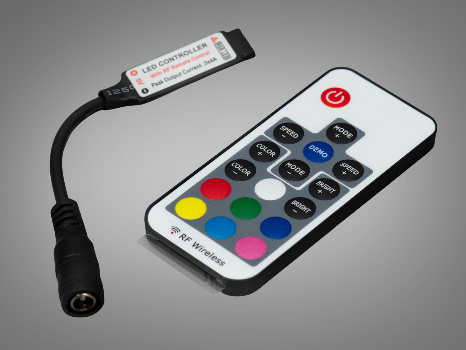 Міні-контролер RGB PC-K11-16KEY-RF з пультом