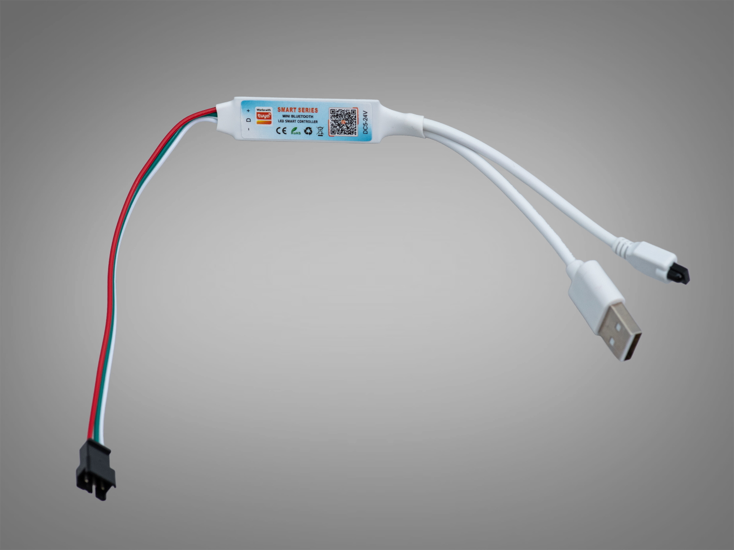 Смарт-контролер Tuya PC-TUYA-AP-07-00301 для SPI-стрічок, чорний
