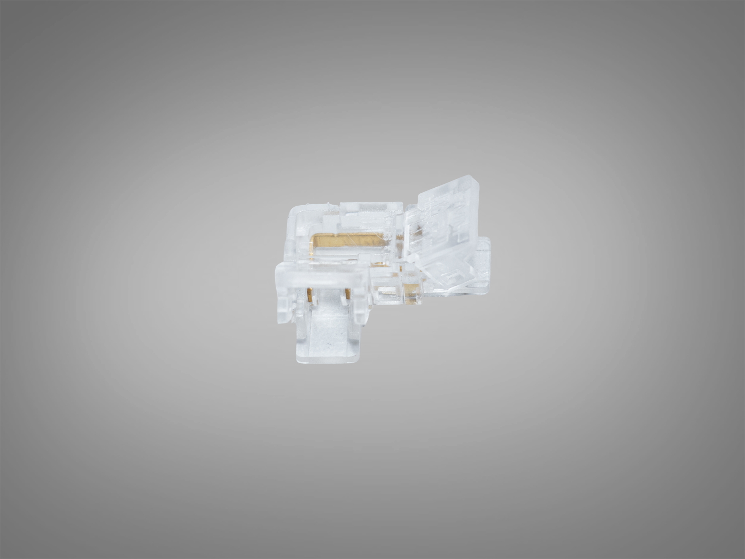 Кутовий конектор PCON-2pin-5mm-L-Clear, 2 pin, 5 мм, прозорий
