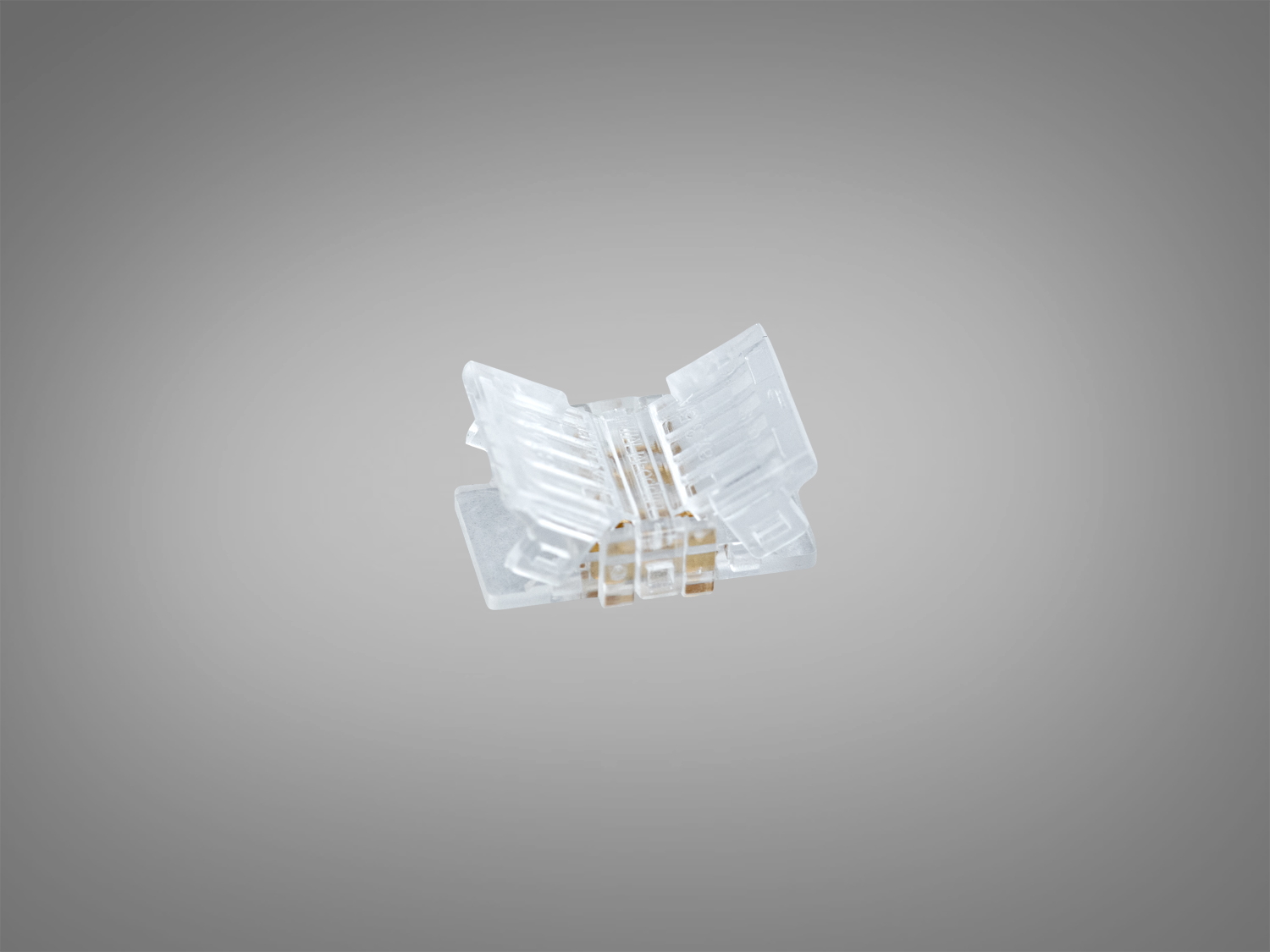 Конектор PCON-4pin-8mm, прозорий