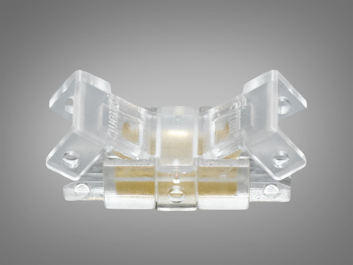 Конектор PCON2pin-5mm-CLEAR, прозорий
