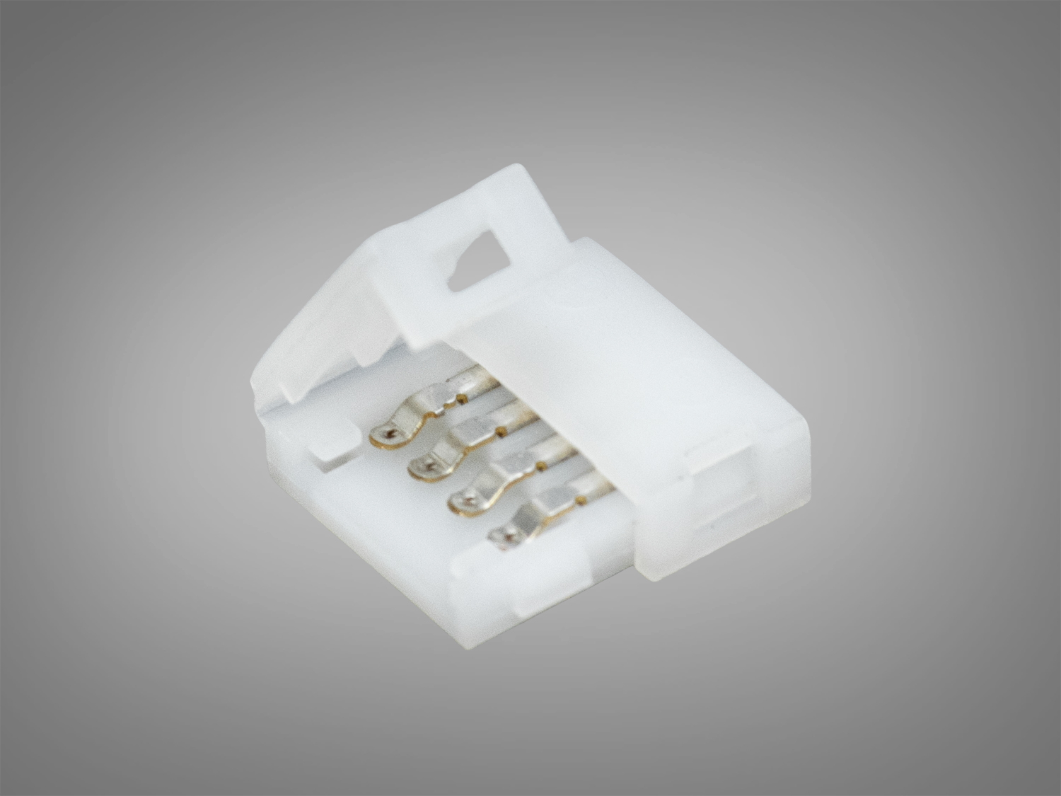 Конектор для RGB стрічки PCON4pin-10mm-matt, матовий