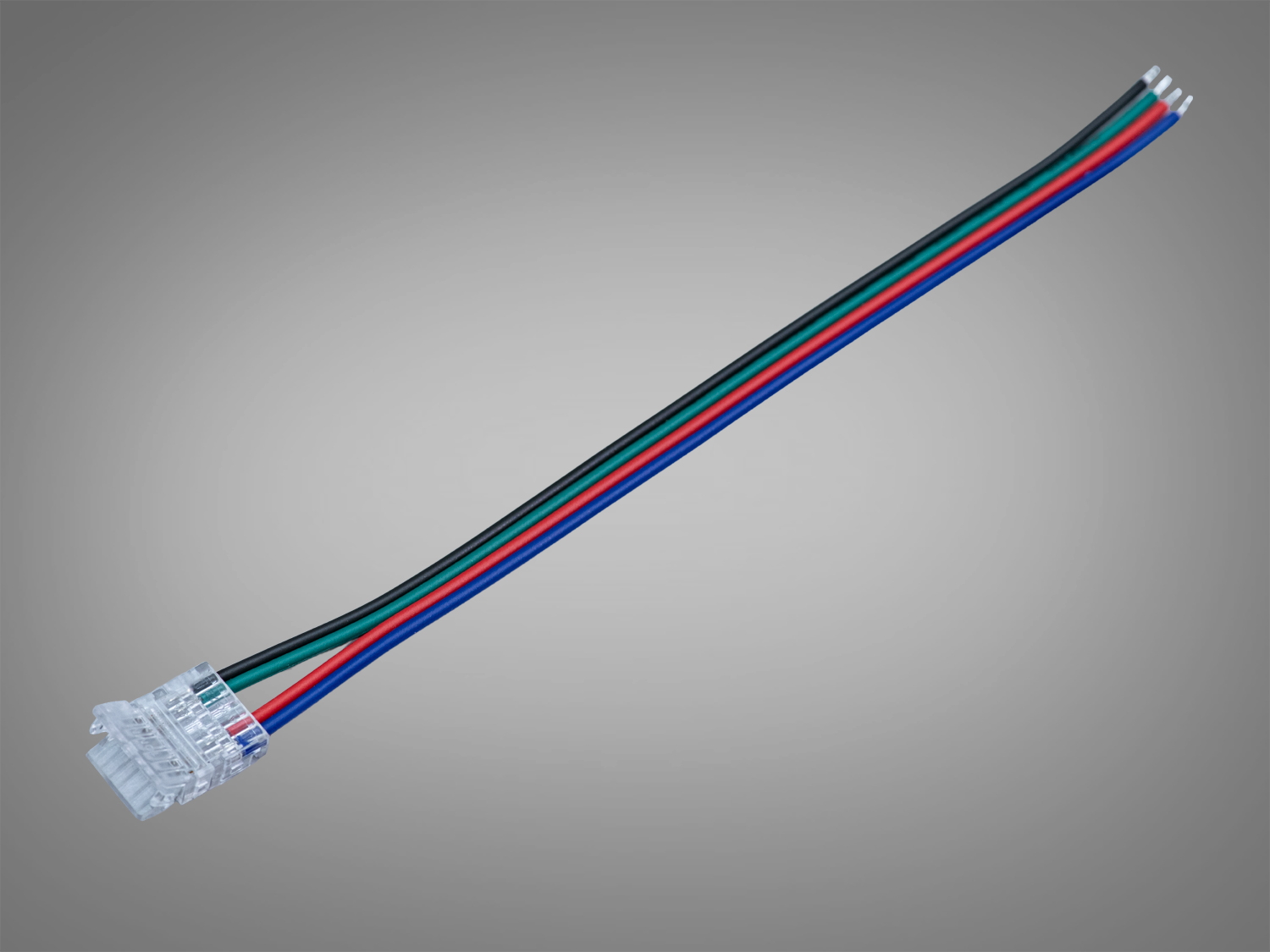 Конектор з кабелем PCON4pin-CAB-10mm-COB-clear, прозорий