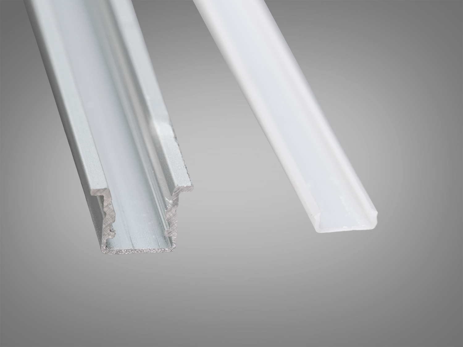 Профіль для LED-стрічки PL-1010A, срібло