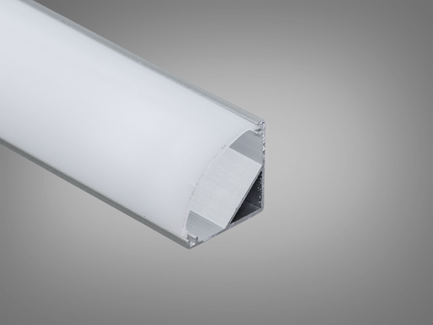 Профіль кутовий для LED стрічки PL-601-1M, накладний