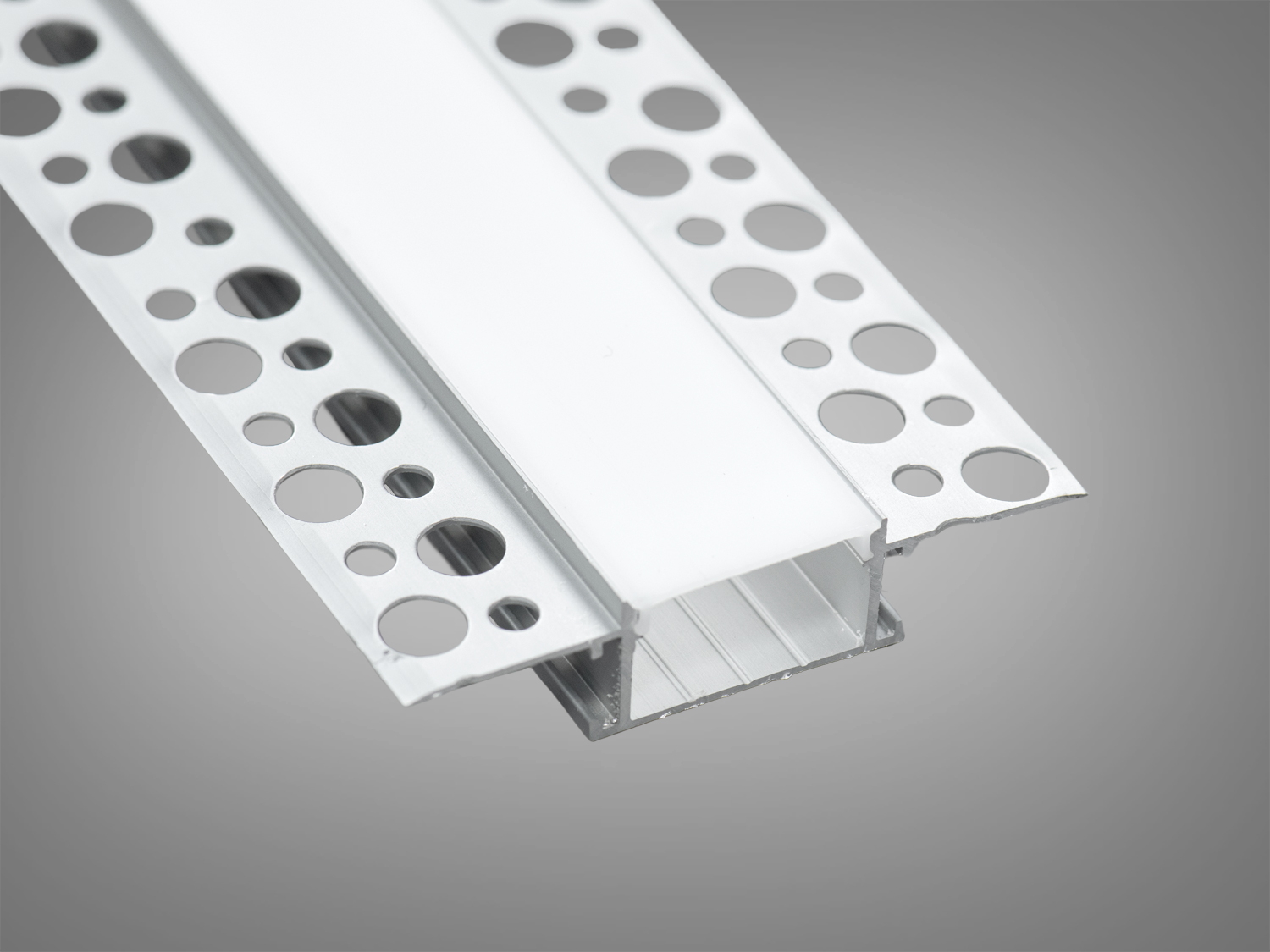Профіль для LED стрічки PL-6114-2M, сріблястий