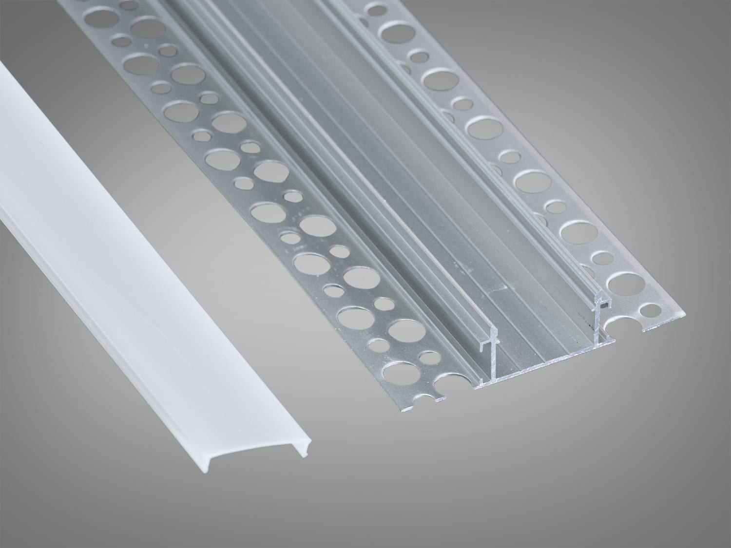 Профіль для LED стрічки PL-6114A-3M, сріблястий