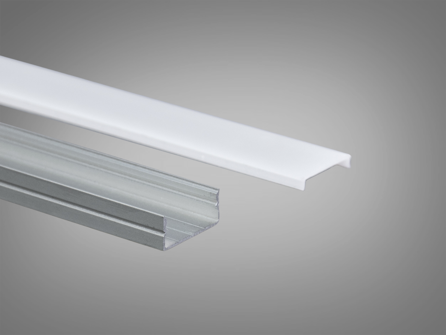 Профіль для LED стрічки PL-617-1M, сріблястий