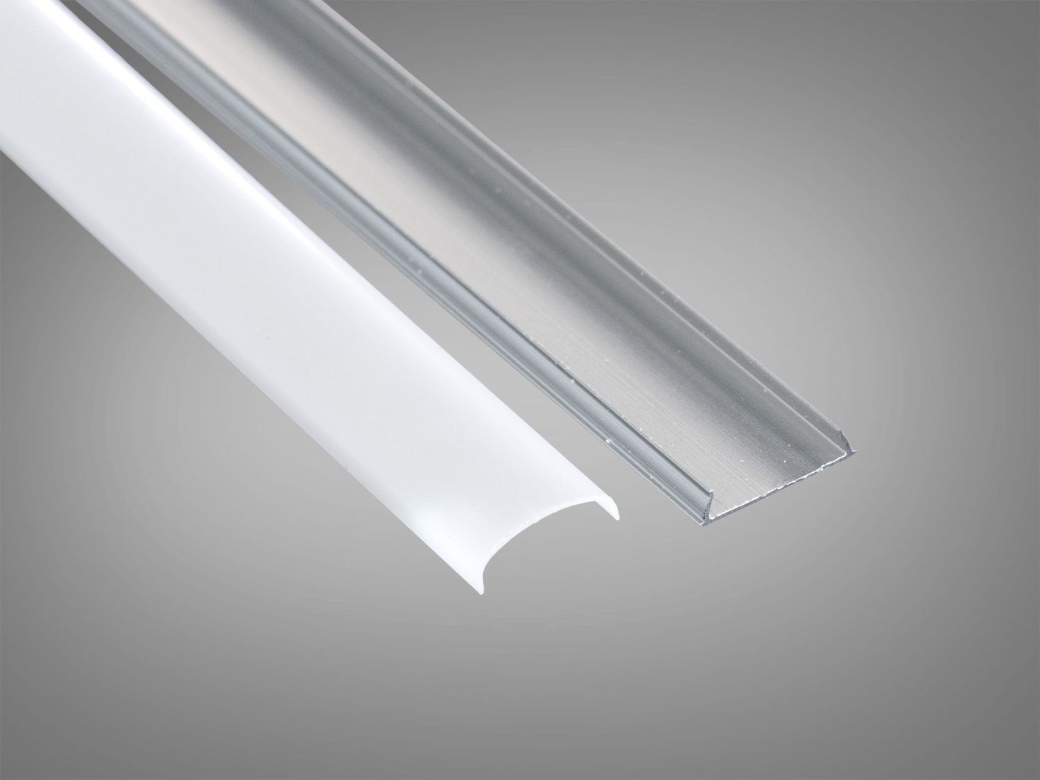 Гнучкий профіль для LED стрічки PL-640-2M, накладний