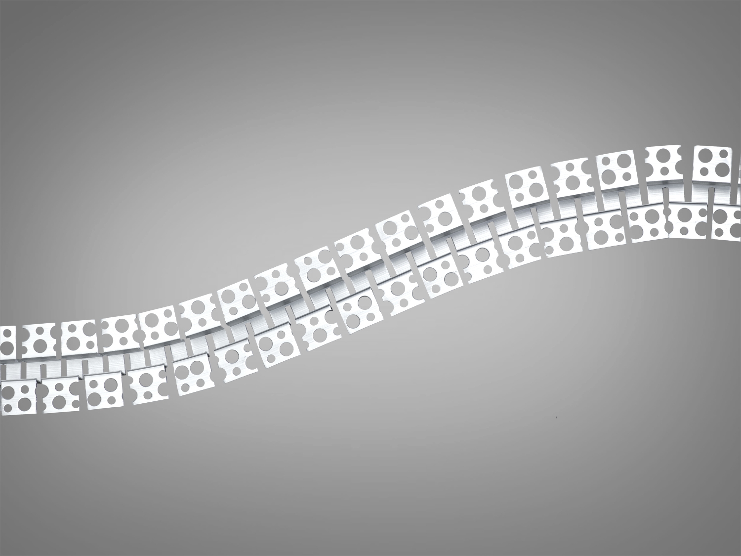 Гнучкий профіль для LED стрічки PL-G-1213-3M, накладний