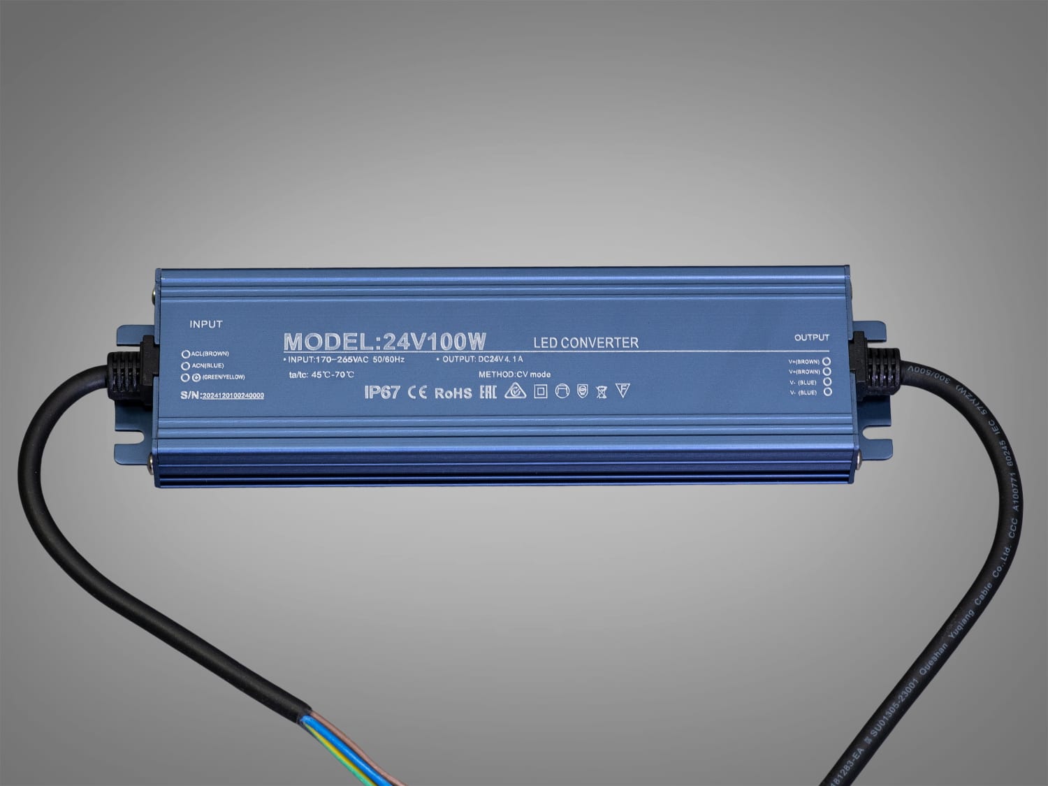 Блок живлення PPF-PW-IP68-24V-100W, 24В 100Вт