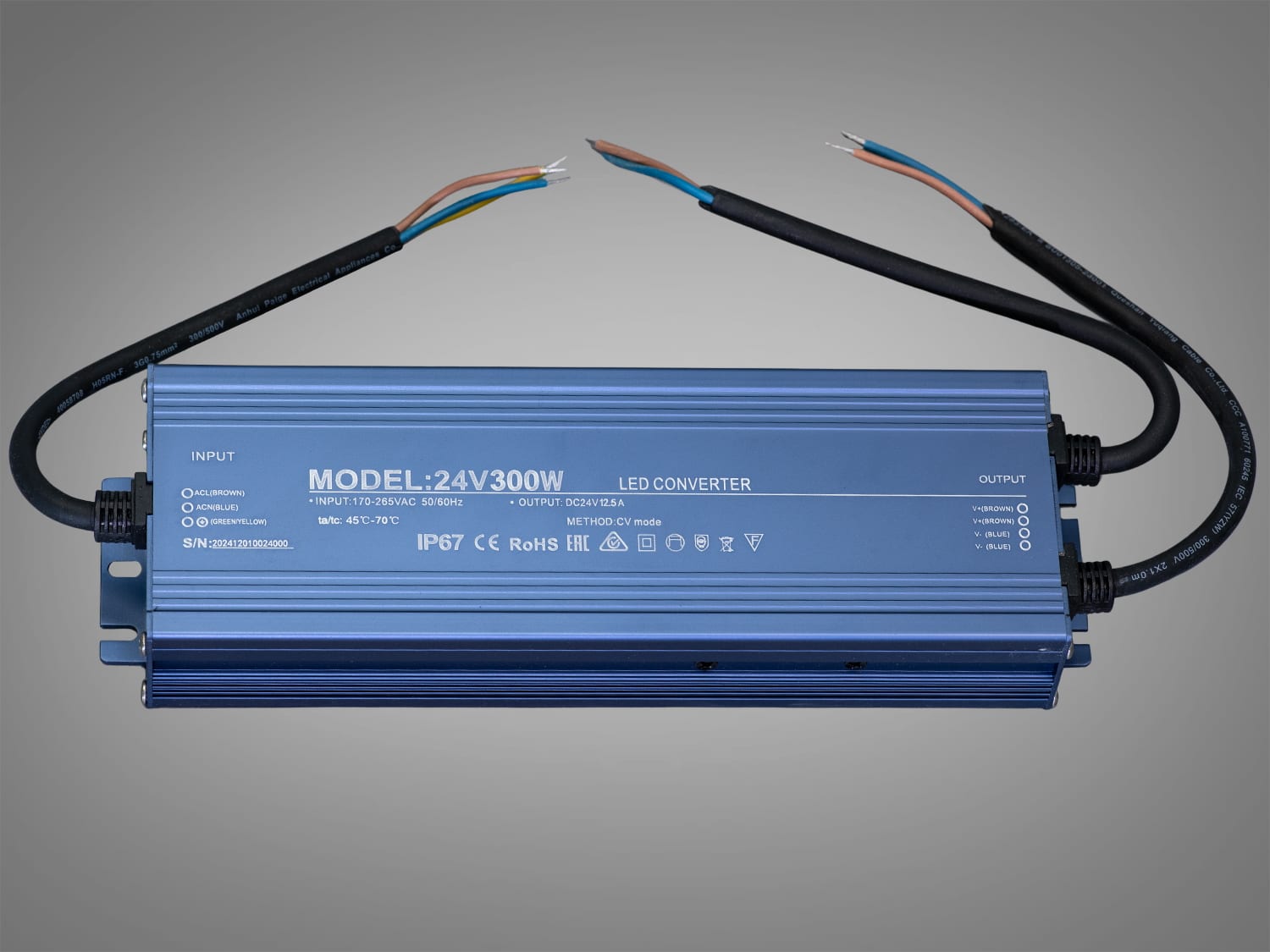 Блок живлення PPF-PW-IP68-24V-300W, 24В 300Вт