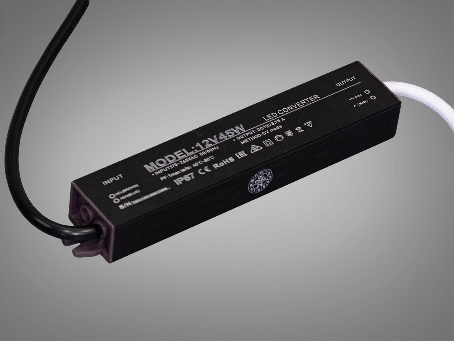 Блок живлення PPF-SY-C-12V-45W, герметичний