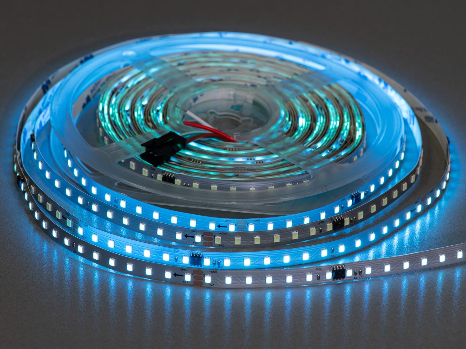 Адресна LED стрічка PWS24-2835-126-BLUE-20-8, блакитна
