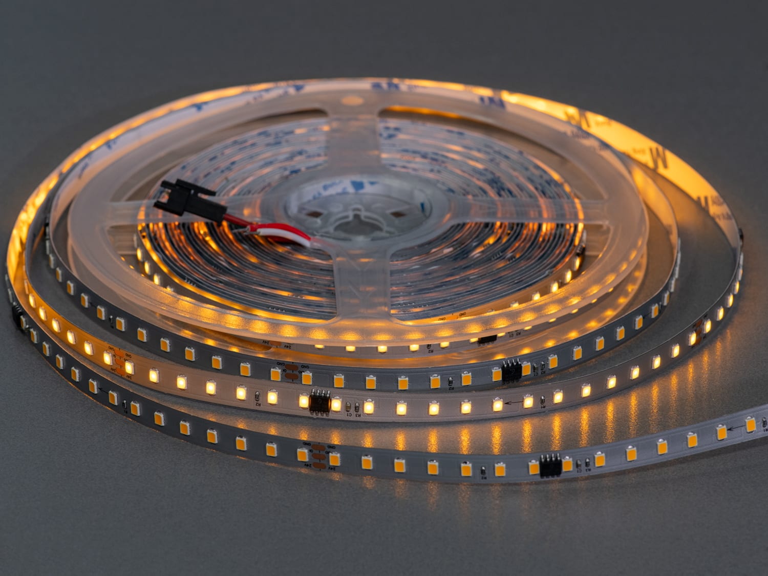 Адресна LED стрічка PWS24-2835-126-GOLDEN-20-8, золотиста