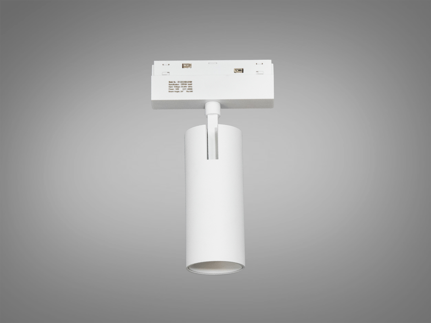 Трековий світильник QY-CX121W-10W-WH, білий