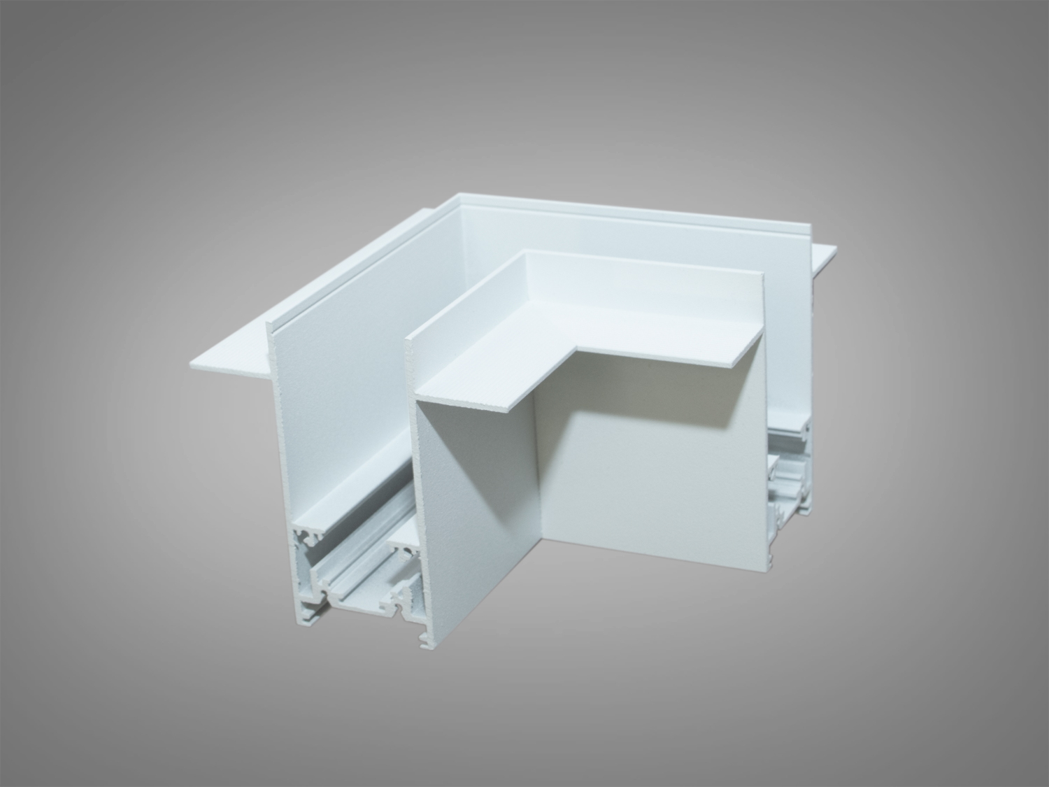 Кутовий зовнішній елемент QY-Z35C-WH-EXT90, білий