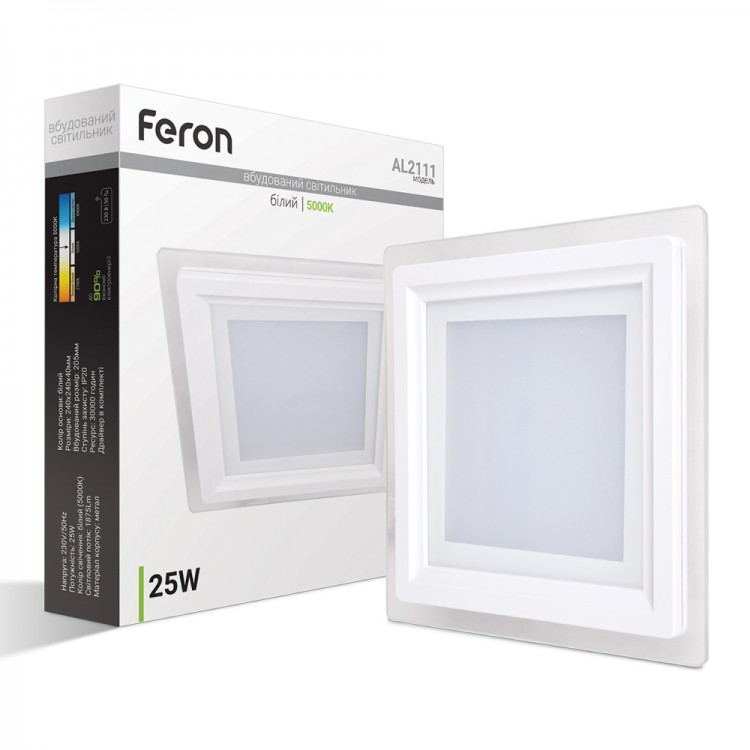 Світлодіодний світильник Feron AL2111 25Вт 5000K білий