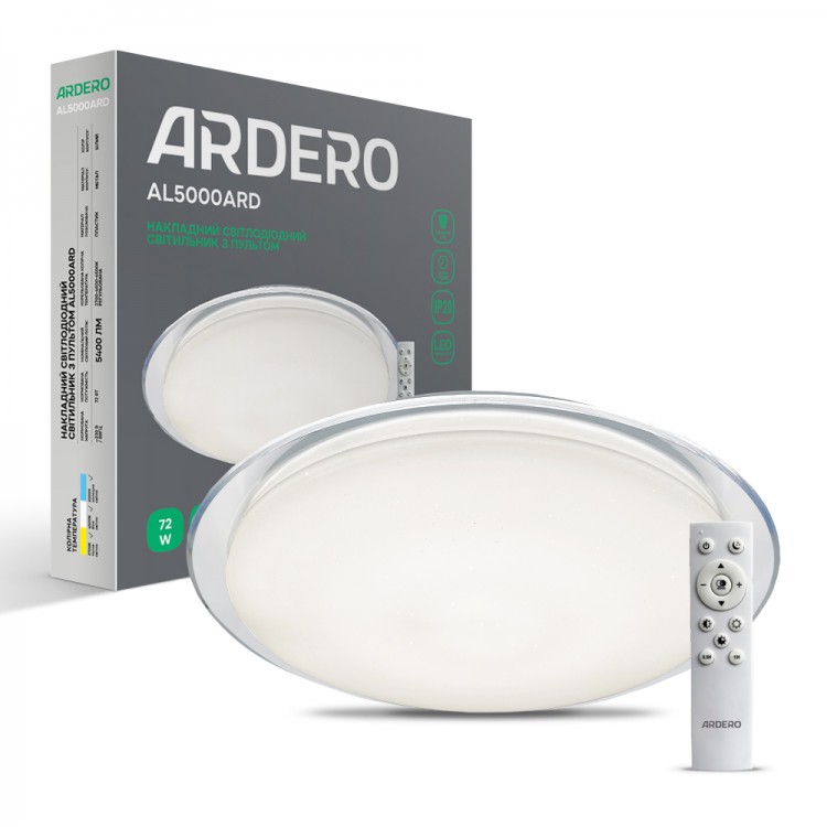 Світлодіодний світильник Ardero AL5000ARD STARLIGHT 72Вт