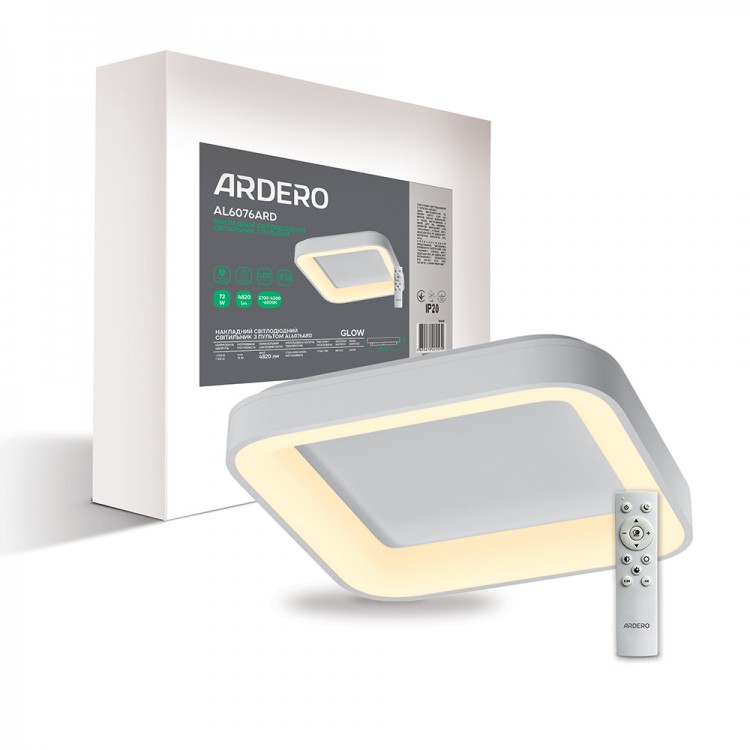 Світлодіодний світильник Ardero AL6076ARD GLOW 72Вт