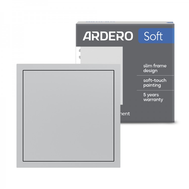 Заглушка Ardero EV111B-S Soft срібна