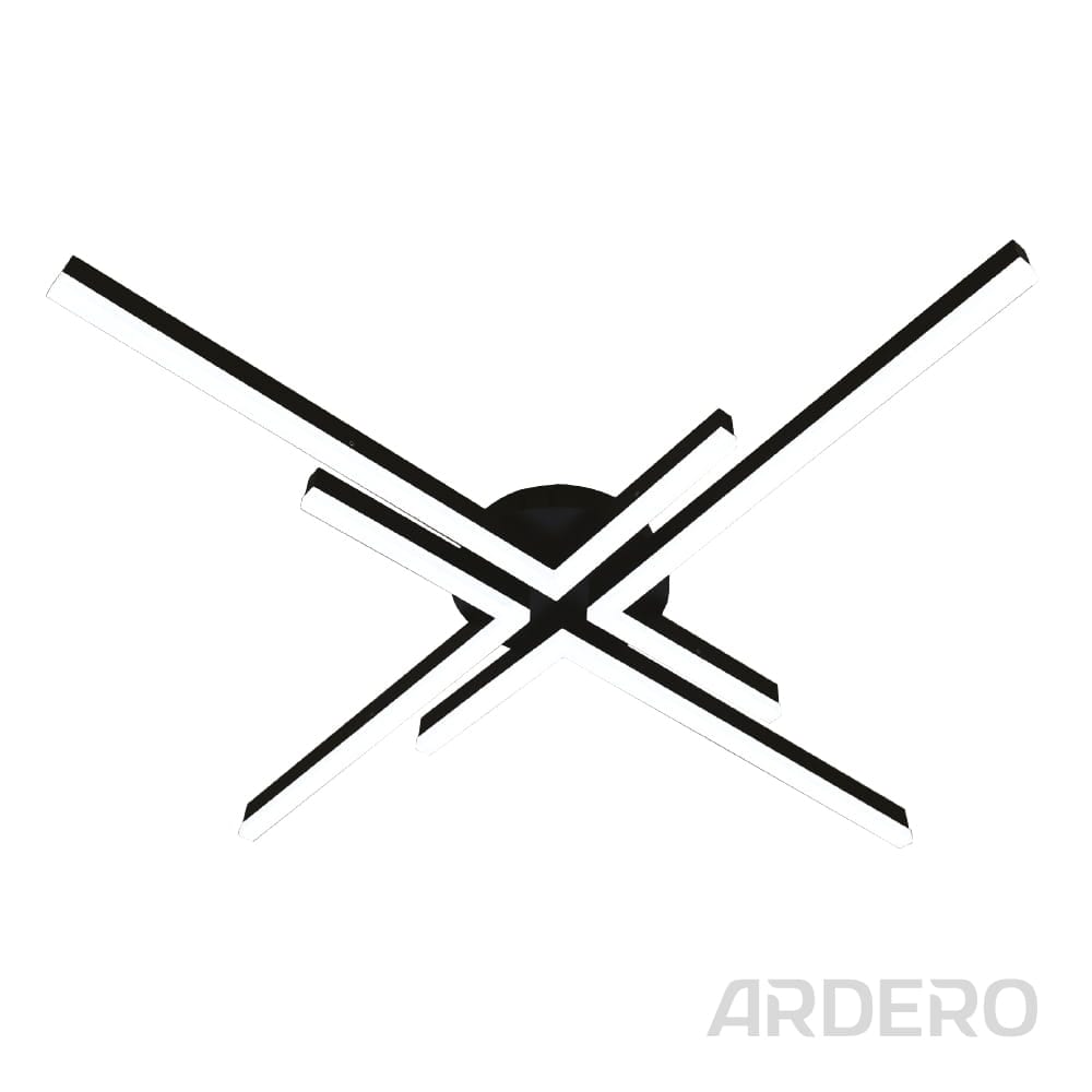 Світлодіодний накладний світильник Ardero AL6106-1ARD PHOENIX 50Вт чорний — фото 2