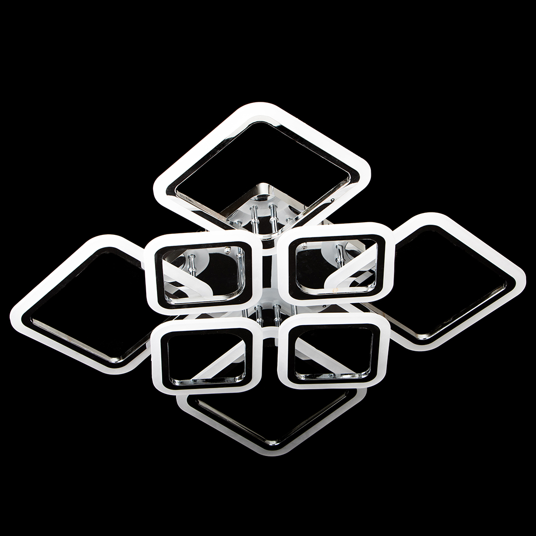 Люстра Світлодіодна SL-5331/4+4 CR DIMMER