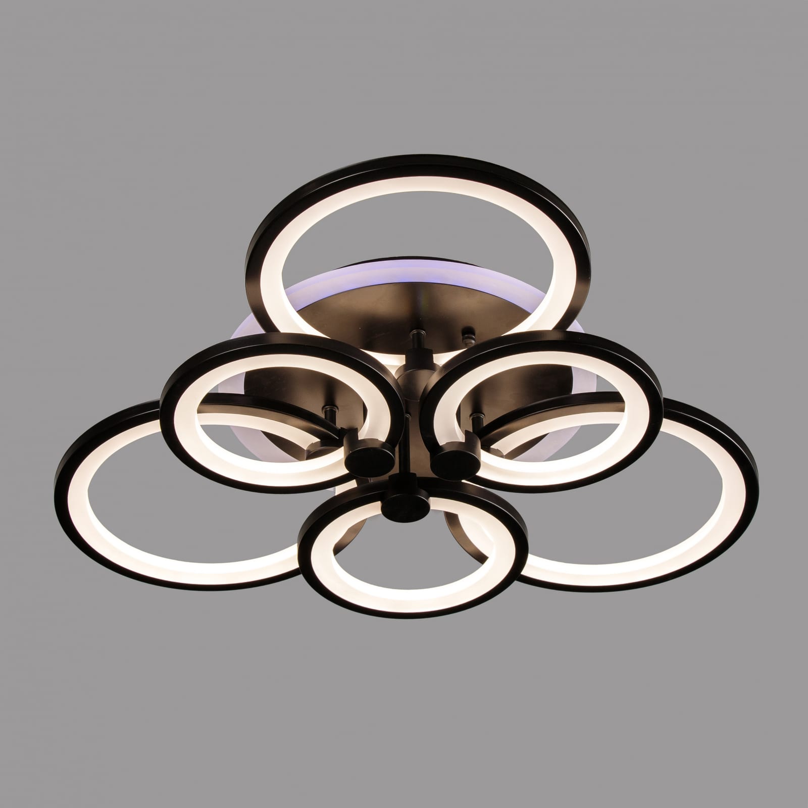 Люстра Світлодіодна SL-5332/3+3B BK+RGB 168W DIMMER
