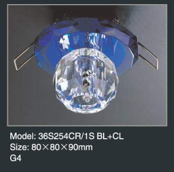 Світильник 36254/1S CR BL CL